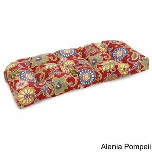 Blazing Needles 42-inch All-Weather U-Shape Bench Cushion Alenia Pompeii 42" x 1 - Picture 1 of 5