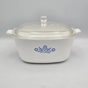 VERY NICE! Vintage Corning Ware Blue Cornflower 2 1/2 QT P - 2 1/2 - B with Lid - Picture 1 of 16