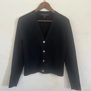 Louis Vuitton Uniforms Logo Button Viscose Nylon Cardigan Sweater Womens Medium - Picture 1 of 8