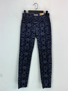 M&S Black Mix Snake Print Jeggings Skinny Fit Zip Fly Stretch Mid Rise UK 8 NEW - Picture 1 of 12