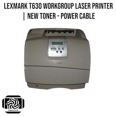 Lexmark T630 Workgroup Laser Printer | USB & Parallel | Fast Monochrome - Image 1 of 4