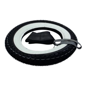 Kenda K333 Weißwand Reifen 3.50-10 + Schlauch/Felgenband für Vespa PX Ape - Picture 1 of 4