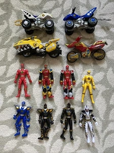 Power Rangers Dino Thunder Konvolut | Figuren & Fahrräder Bikes | Bandai 2003 - Bild 1 von 11