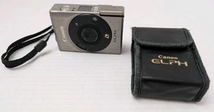 Silver Canon ELPH Point And Shoot Zoom Camera Lens 24 mm - 48 mm Tested READ  - Picture 1 of 12