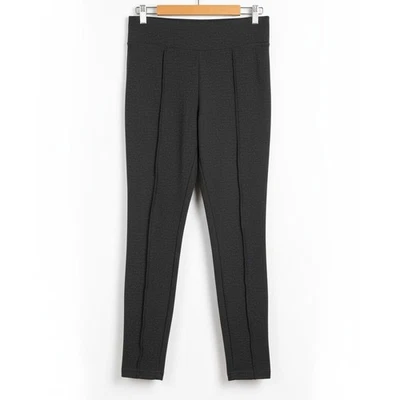 Pantalones de vestir ajustados al tobillo tejido ponte tiro alto oficina carrera M Seven7 para mujer Foto 1 de 4