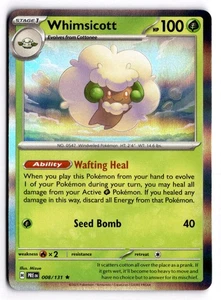 Whimsicott - RARO SV: Prismatic Evolutions 008/131 - Imagen 1 de 2