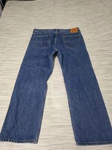 Levi's 505 Regular Fit Denim Blue Jeans Mens Size 42 X 30 - M2228 - Picture 1 of 4
