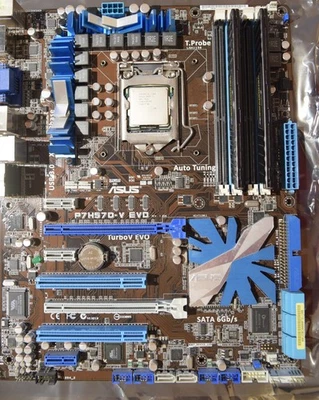 Scheda madre ASUS P7H570D-V EVO USB 3.0 + CPU Intel Core i7-860 + 8GB di RAM - Immagine 1 di 4