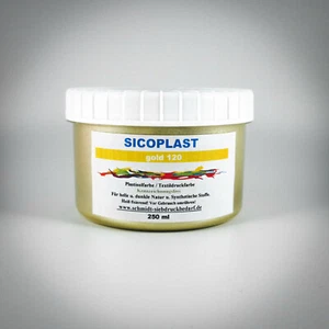250ml SICOPLAST 120 gold | Siebdruckfarbe | Plastisolfarbe - Bild 1 von 1