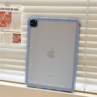 Clear Candy Case Bumper Cover For iPad 10th 10.9 Pro 11 Air 5/4 9th 8th Mini 6/5 - Image 1 of 4