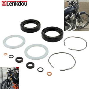 41mm Fork Seal Kit Compatible For Harley Touring Road King Electra Glide Fat Boy - Picture 1 of 7