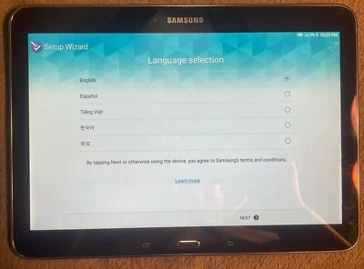 SAMSUNG GALAXY TAB 4 10.1in SM-T537V 16GB WIFI VERIZON ANDROID TABLET OLD! READ* - Image 1 of 4
