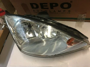 Ford Focus 10 / 01-11/04 - Faro Proyector Derecho Yodo H7+ H1+ Clgt DEPO Nuevo - Imagen 1 de 2