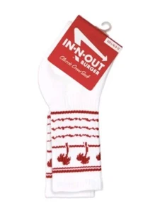In N Out Burger Men L/XL (9-12) Classic Crew Drink Cup Socks Cotton Blend INO - Picture 1 of 4