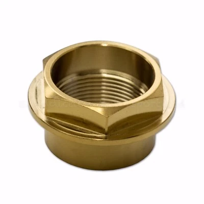 Tuerca de eje de rueda delantera Ducati Multistrada 1200 S Pikes Peak Gold Titanium Foto 1 de 3