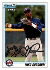 2010 Bowman Draft Niko Goodrum #BDPP33 Minnesota Twins