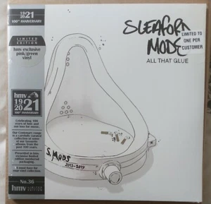 Sleaford Mods All That Glue Pink/Green HMV Limited Vinyl - Picture 1 of 2