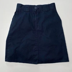 Burberrys Skirt A-Line Pockets Cotton Blue Boutique Kids Girl’s Size 5/6 - Picture 1 of 4
