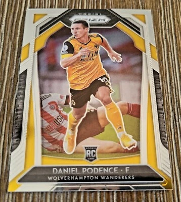 Daniel Podence 2020-21 Panini Prizm Premier League Base RC WOLVERHAMPTON - Image 1 of 2