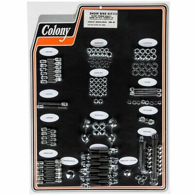 SHOW BIKE KIT (Cap Nut) Harley Shovelhead Motor & Transmission 1966-69 . . 8509 - Image 1 of 2