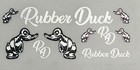 Chrom Rubber Duck Set Truck 1:14 1:16 Aufkleber USA LKW Oldschool Tamiya Wedico