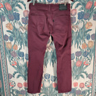Levi’s 511 Skinny Fit Burgundy Pants Mens Size 31x29 Used Cotton Blend