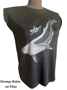 Humpback Whale / Sea Turtle Ladies T Shirt (Small) - Picture 1 of 3