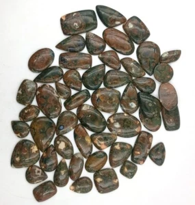 Natural Rhyolite Wholesale Gemstone, Handmade Stone Rhyolite Cabochon Lot 72539 - Picture 1 of 6