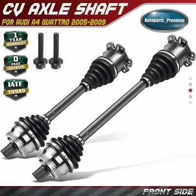 Conjunto de eje CV de 2 piezas para Audi A4 Quattro 2005-2009 2,0 L automático delantero Foto 1 de 4