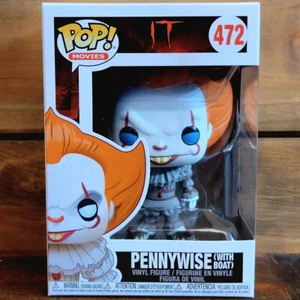 Pennywise Clown con barco 472 película de terror Funko Pop! Figura de vinilo - Imagen 1 de 6