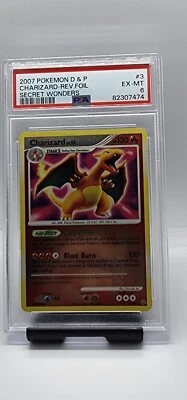 2007 Pokemon Secret Wonders Holo Charizard #3/132 PSA 6 NM 🔥 - Image 1 of 3