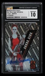Star Wars Topps High Tek Michonne Bourriague 2016 automático CGC 10 #SW-43 - Imagen 1 de 2