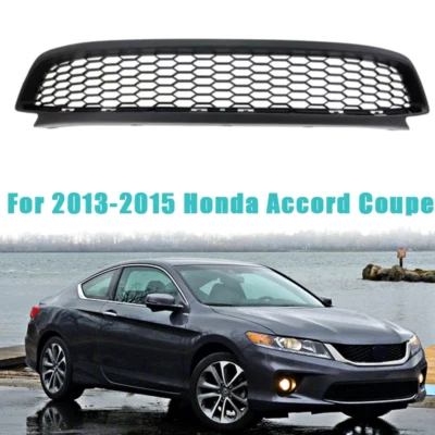 For 2013-2015 Honda Accord Coupe Front Bumper Lower Black Grille Grill HO1036115 - Image 1 of 4
