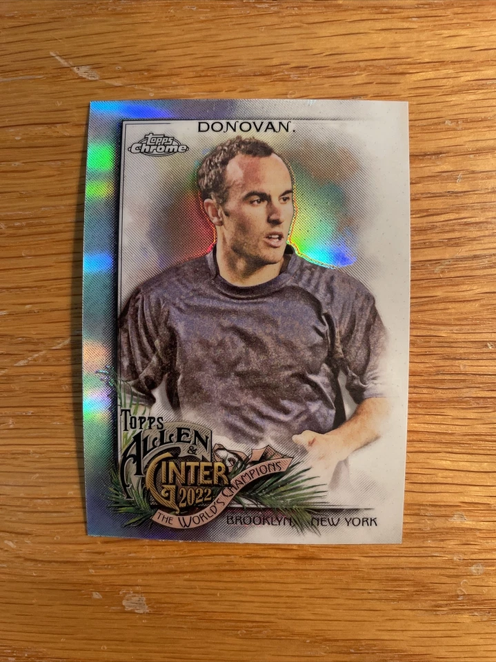 2022 Topps Allen & Ginter Chrome Refractor Landon Donovan #184 - Image 1 of 1