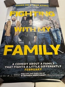 Fighting with my Family Movie Poster 40” by 27” 2019 Double Sided #29 - Bild 1 von 2
