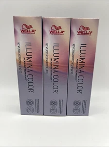 Wella Illumina Permanent Hair Color 5/81 Light Brown/Pearl Ash, 2 oz 3 Pack - Picture 1 of 5