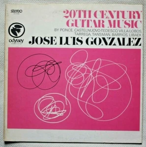 JOSE LUIS GONZALEZ - 20th Century Guitar Music - LP US VG+ VG PONCE VILLA-LOBOS - Imagen 1 de 2