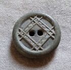 Antique Ornate Carved Composition Button.