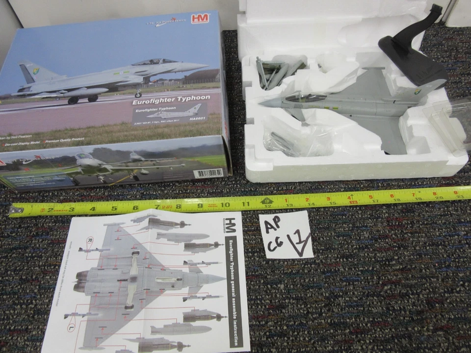 Hobby Master Eurofighter Typhoon HA6601 diecast airplane ZJ927 Air Power 1:72 - Image 1 of 4