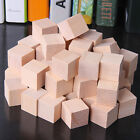Natural Wood Cubes - Ideal for Crafting and Decorating