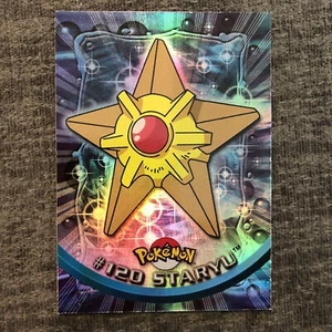 #120 Staryu Rainbow Foil Topps TV Animation Series 3 Pokemon Card 2000 - Picture 1 of 9