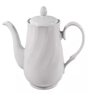 Sheffield - Cafetera/Tetera - Blanco hueso, porcelana fina china - Hecha en Japón - Imagen 1 de 8