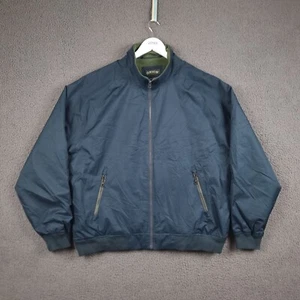 ORVIS Jacket Mens XL Blue Navy Cascade Bomber Windbreaker Fleece Lined Full Zip - Picture 1 of 11