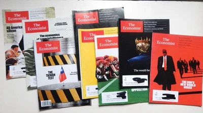 The Economist Magazine 2025 Lot 8 issues Donald Trump Economy Politics - Image 1 of 3