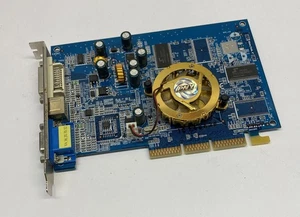 128MB PNY GeForce FX5700 LE VGA / S-Vid / DVI AGP Graphics Card - Fan Fault - Picture 1 of 5