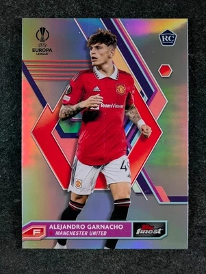 2022-23 Topps Finest UEFA ALEJANDRO GARNACHO Rookie RC Refractor #101 (B) - Image 1 of 3