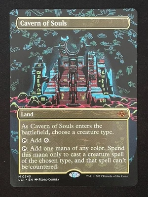 1x MTG Cavern of Souls (0345) (Borderless) - The Lost Caverns of Ixalan (LCI) - Image 1 of 2