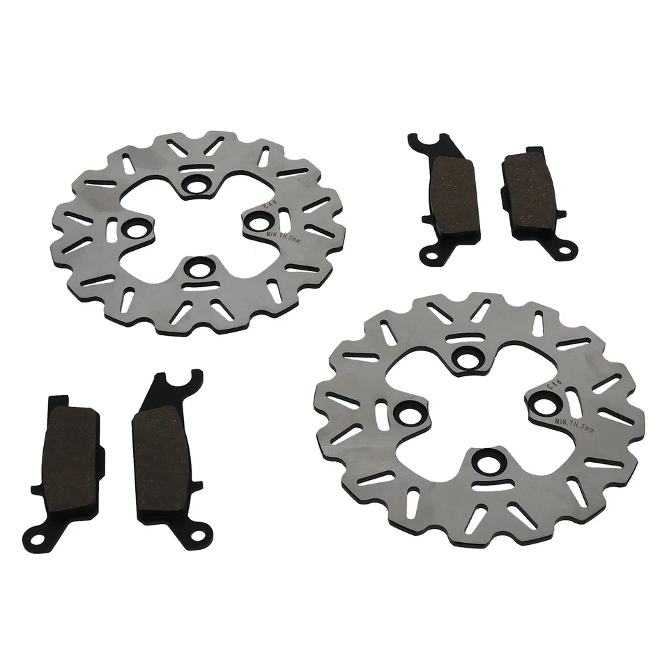 2008-2013 Yamaha Raptor 250 YFM250R Front Sport Brake Rotor Discs and Brake Pads - Image 1 of 1
