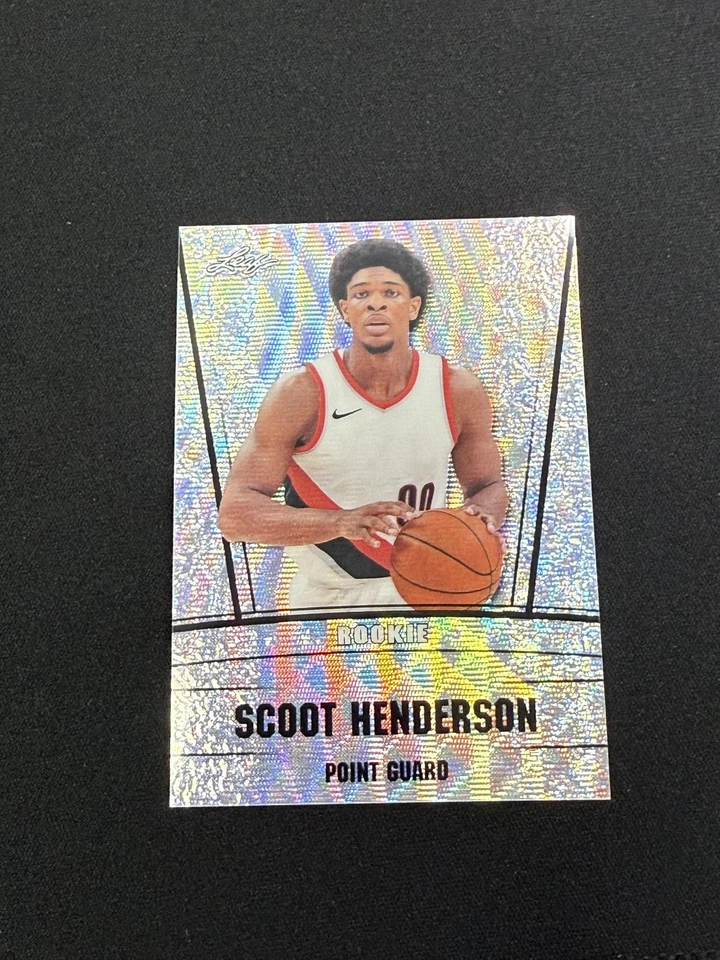Scoot Henderson 2023 Leaf Metal Rookie /25 RC Blazers - Image 1 of 2