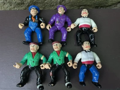 Vintage 1990 Playmates Dick Tracy Action Figure Fodder Lot Gangsters Tramp - Image 1 of 2